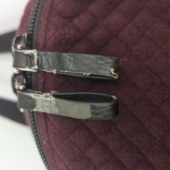 Vera Bradley Iconic Mini Backpack In Purple Velvet Quilted Fabric - Picture 5 of 11